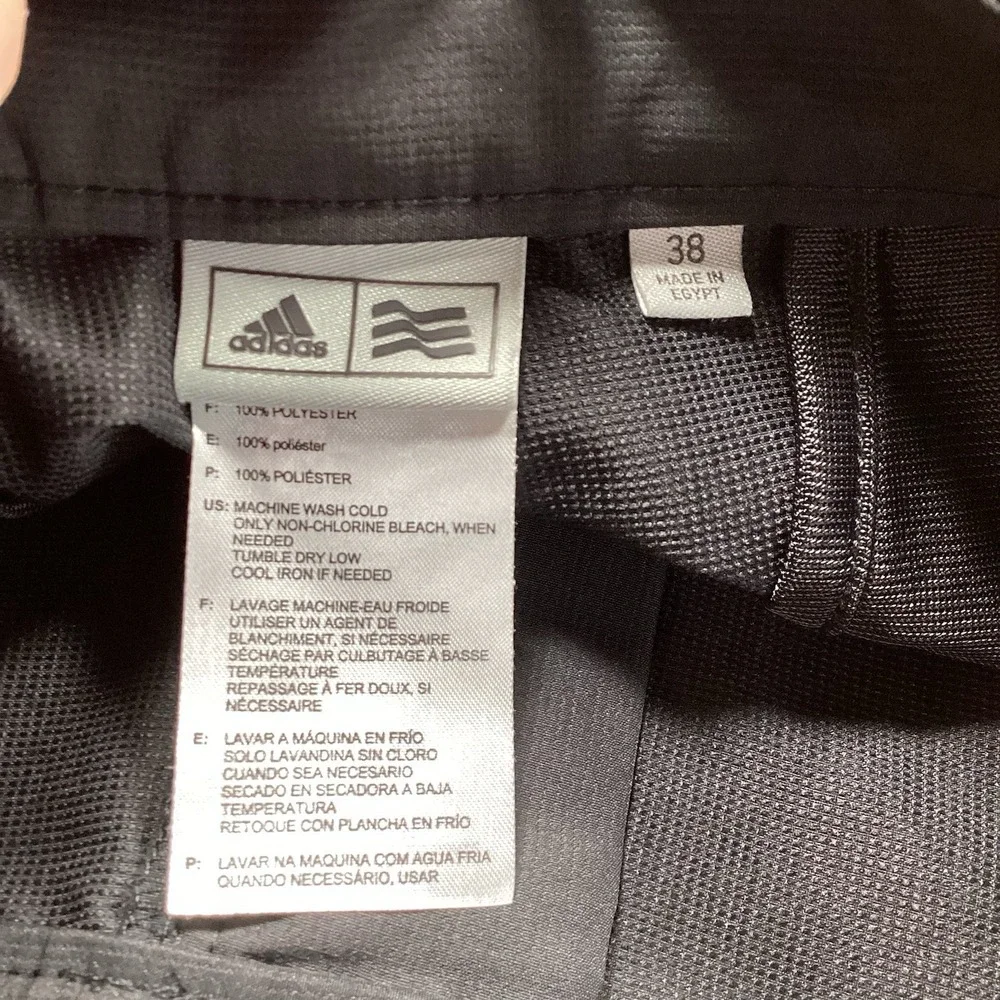 Men's Adidas Performance Cargo Shorts Black 9